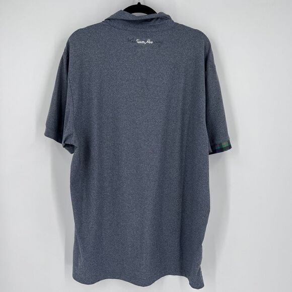 Walter Murray Polo shirt size XL gray & plaid - Picture 7 of 8